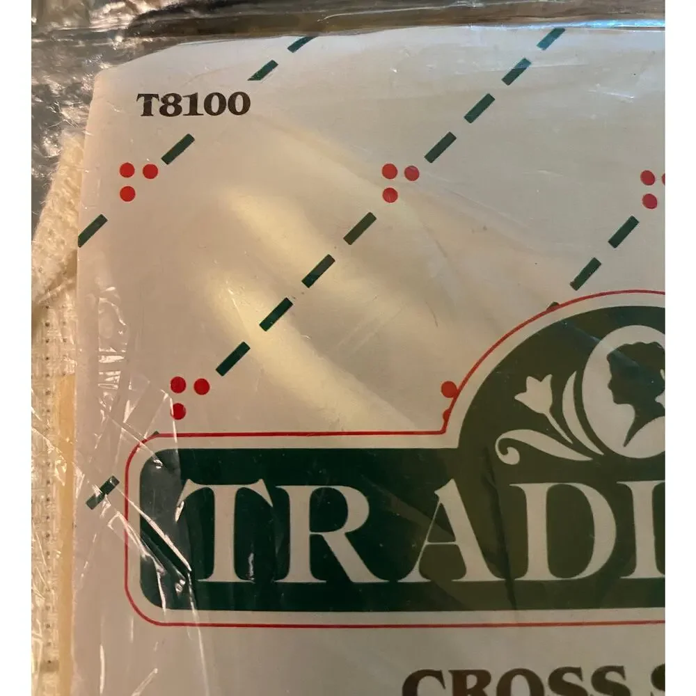 Vintage 1986 Traditions Cross Stitch Kit Racing Bears Holiday Bellpull Sealed
